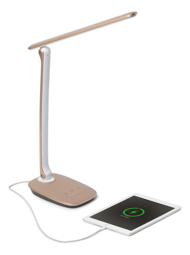 Lámpara De Escritorio Led Con Puerto De Carga Usb Luz De Esc