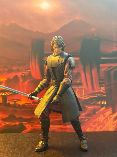 Anakin Skywalker Cabeza Custom Black Series Escala 1/12 (Usado)