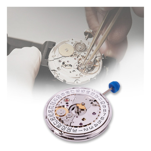 B Reloj Mecánico Para Eta 2824-2 Sellita Sw200, Blanco, 3