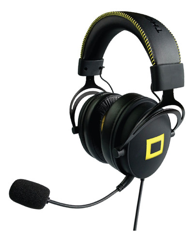 Auricular Gamer Ergonomico Cuero Vegano Luces Led Mic 