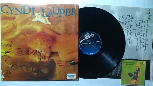 Cyndi Lauper True Colors Lp 1986 Seminuevo De Coleccion