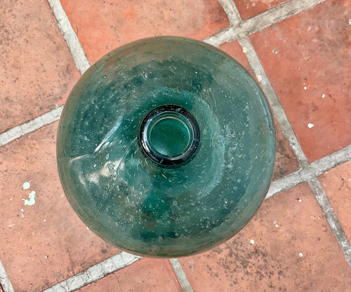 Antiguo Garrafón Vidrio Verde Fuerte 20 L (Usado)