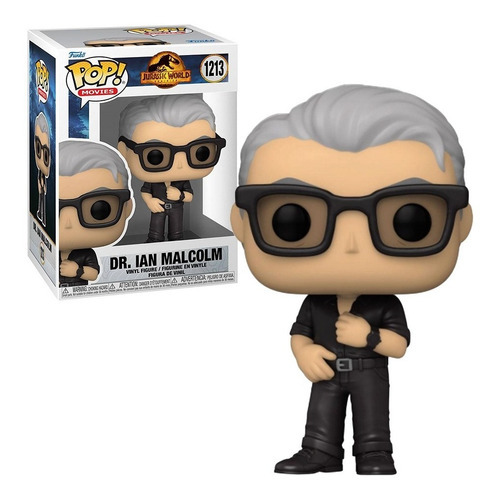 Funko Pop! Dr. Ian Malcolm 62224 De La Colección Jurassic World Dominion Figura De Accion #1213