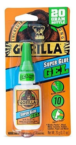 Gel De Super Cola De Gorila, 20 Gramos, Transparente