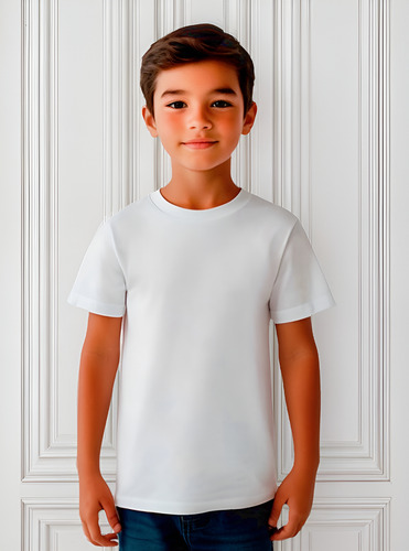 Camiseta Infantil Menino L1 Emoji Chateado