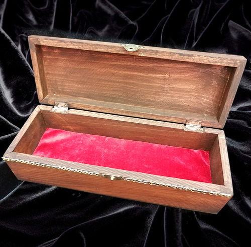 Lazo Matrimonial Cristal Amor Entrelazado Mancuerna Madera Oscuro