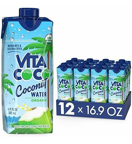 Vita Coco Agua De Coco, Pura Orgánica | Sabor Refrescante Co