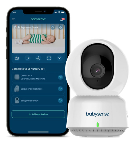 Babysense Ver Monitor Inteligente Wifi Para Bebé, Cámara .