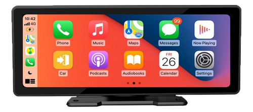 Para Estéreo Inalámbrico Coche 10 Carplay Android Auto