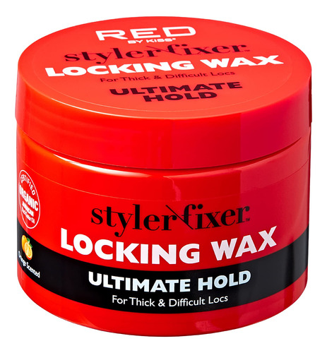 Red By Kiss Lock Wax Ultimate Hold Styler Fixer Para Rastas