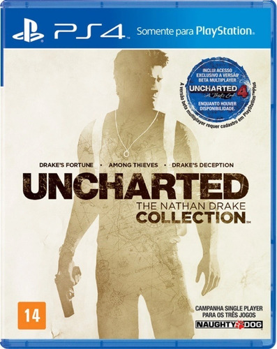 Jogo Uncharted The Nathan Drake Collection Ps4 Mídia Física
