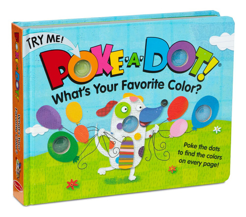 Melissa & Doug Libro Para Niños - Poke-a-dot: ¿cuál Es T.