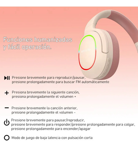 N Auriculares Bluetooth Inalámbricos Audifonos De Diadema