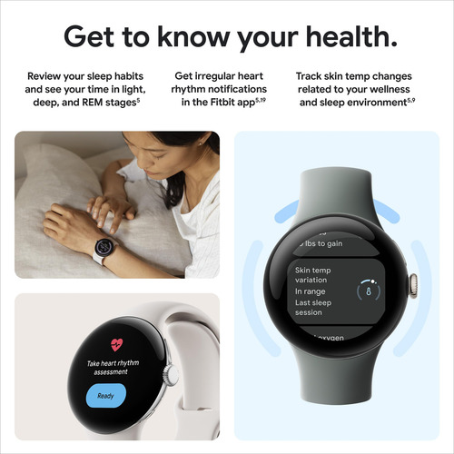Reloj Inteligente Google Pixel Watch 2 Con Funciones De Fitb