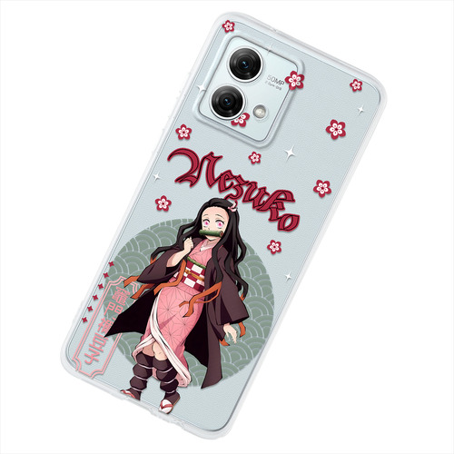 Funda Para Motorola Demon Slayer Nezuko Case Anime Anticaída
