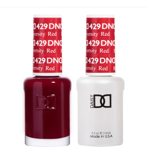 Dnd - Juego De Esmaltes De Gel, 1 Esmalte De Gel Rojo Y Esma