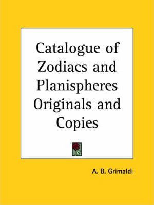 Libro Catalogue Of Zodiacs And Planispheres Originals And...