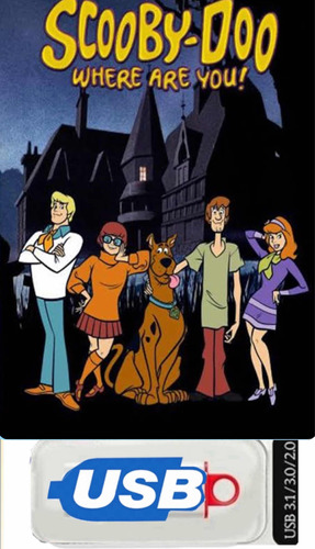 Scooby Doo Pack De Series Latino Usb
