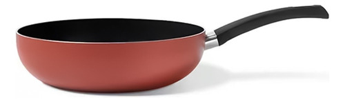 Wok Antiadherente Brinox Masala 28 Cm Color Terracota