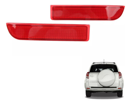 Reflector De Parachoques Trasero De Coche Para Toyota Rav4