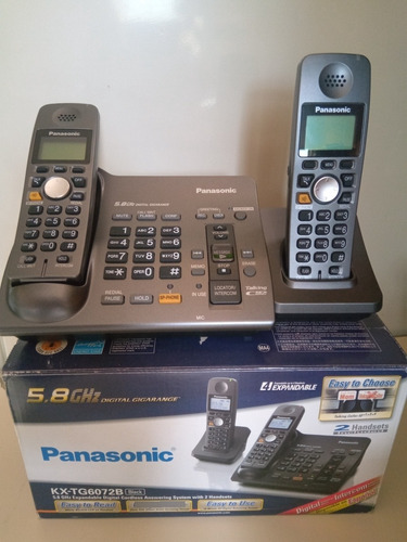 Imagen 1 de 6 de Teléfono Panasonic Inalámbrico Modelo Kx-tg6072b