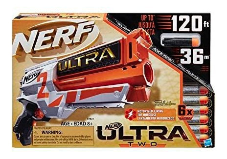 Nerf Ultra Two Motorized Blaster - Recarga Rápida - Incluye