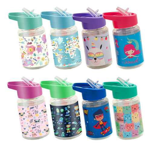 Imagen 1 de 5 de Botella Pocket Agua Jugo Niños Infantil Escolar Artentino