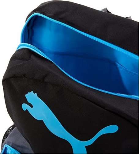 Mochila Puma Casual Backpack Evercat Cyclone Color Negro Diseño de la tela Liso