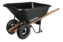 Comprar Carretilla 175l Plastica Doble Llanta 580kg B\u002Fmadera Truper