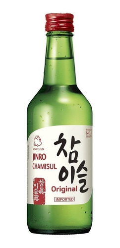 Soju Bebida Coreana  Chamisul 360 Ml