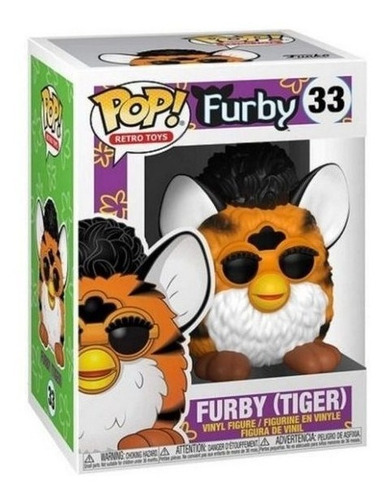 Imagem 2 de 3 de Funko Pop! Retro Toys Furby Tiger #33 Original +brinde