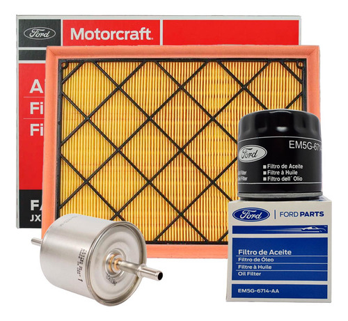 Kit 3 Filtros Aire Aceite Combust Ford Maverick 2.0 Original