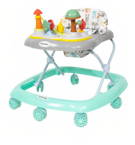 Andador Para Bebe Babyhappy Musical Arbolito Colores Pastel