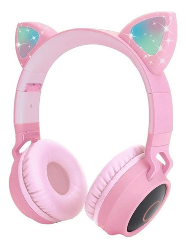 Auriculares Inalambricos Ds Orejas De Gato Blt 5.0 Lector Sd