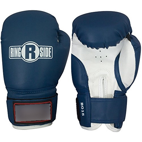 Ringside Striker Boxing Training Sparring Gloves, Blue/white