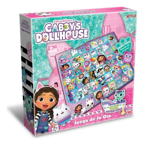 Gabby's Dollhouse Juego De La Oca 1409 - Español, 1-6 Jugado