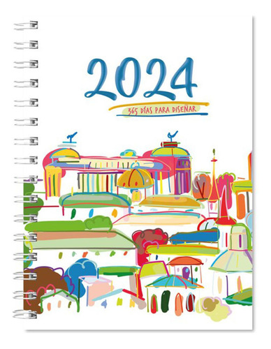Agenda 2024 Diaria Nº7 C/esp. Sandias Color de la portada City