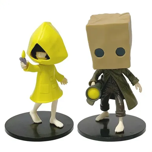 2pcs/set Figura Little Nightmares Seis Mono Modelo Colecioná