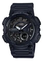 Comprar Reloj Casio Caballero Modelo Aeq-110w-1bvcf Color de la correa Negro Color del bisel Negro Color del fondo Negro