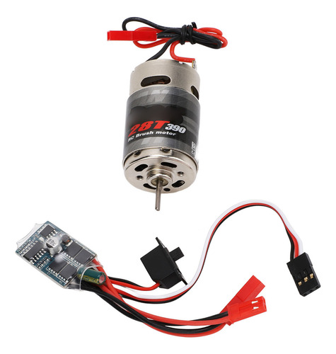 Set Combinado De Motor Con Escobillas Rc Car 390 30a Jst Plu