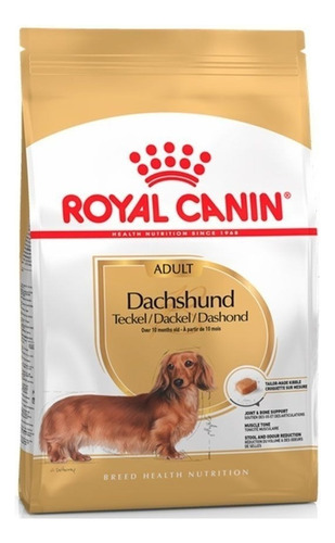 Alimento Royal Canin Breed Health Nutrition Dachshund para cão adulto de raça mini e pequena sabor mix em sacola de 7.5kg