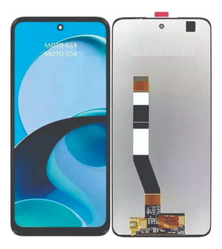 Tela Display Compatível Com Moto G14 Sem Aro + Cola