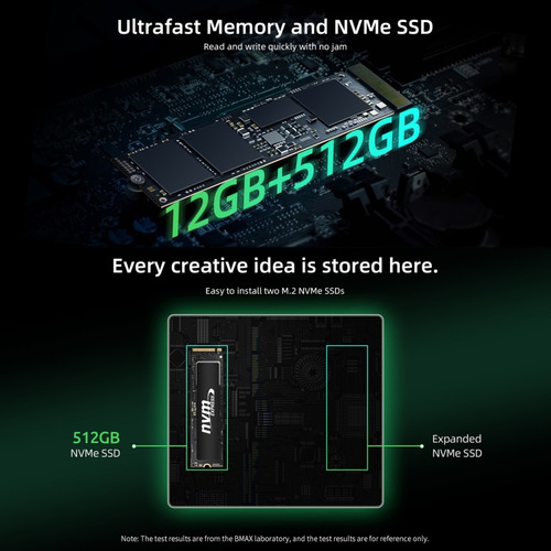 Minipc Bmax B6 Plus Intel Core I3 Style 1 De 12 Gb+512 Gb