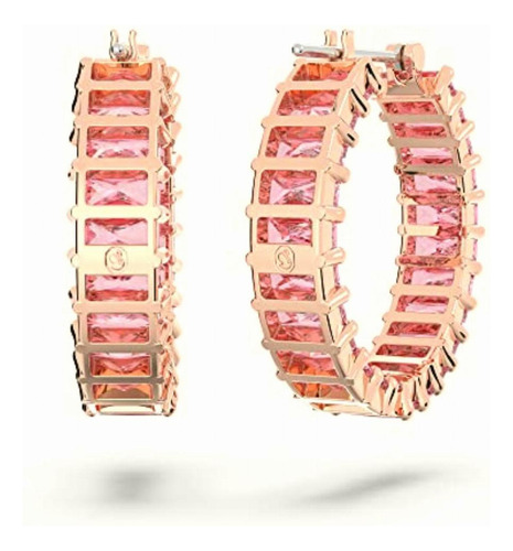Swaro Earrings Brincos De Argola Matrix, Tamanho Baguete,