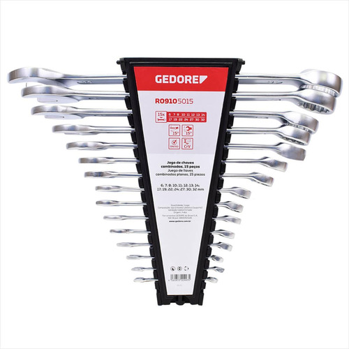 Jogo Chave Combinada Gedore 6a22mm C/12pcs R09105112