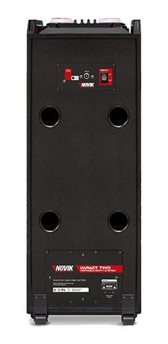 Bafle Potenciado Novik Impact Two 1500w Bt Karaoke