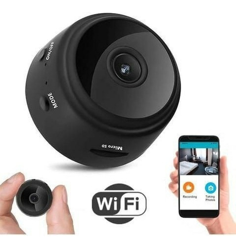 Imagen 2 de 4 de Mini Cámara Espía Con Wifi Y Audio, Manejo Desde Celular