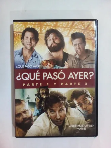 Qué Pasó Ayer? I Y Ii - Philips - Warner 2011 - Dvd Doble U Qué Pasó Ayer? I Y Ii - Philips - Warner 2011 - Dvd Doble U