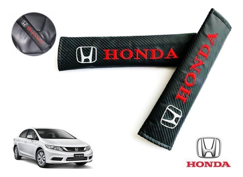 Par Almohadillas Cubre Cinturon Honda Civic 1.8l 2015