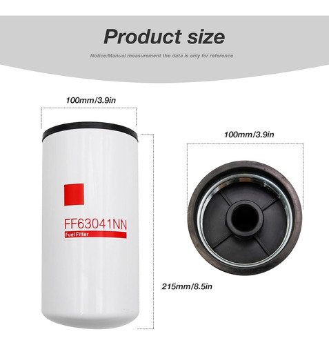 Filtro De Combustible Para Motores Cummins Stage V L9 (2020-